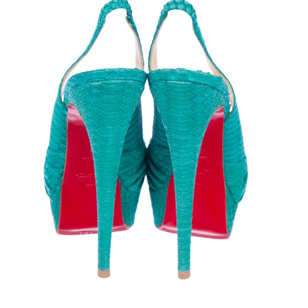 Christian Louboutin Jenny Watersnake Pumps - Picture 5 of 6